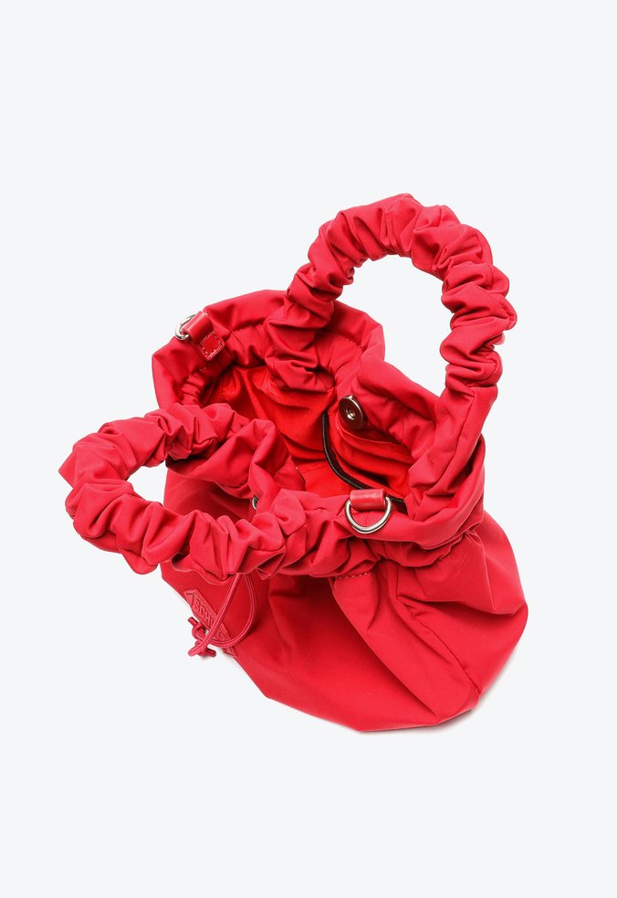 Bolsa Tiracolo Pequena Lolla Nylon Vermelha Bolsa Tiracolo Pequena Lolla Nylon Vermelha
