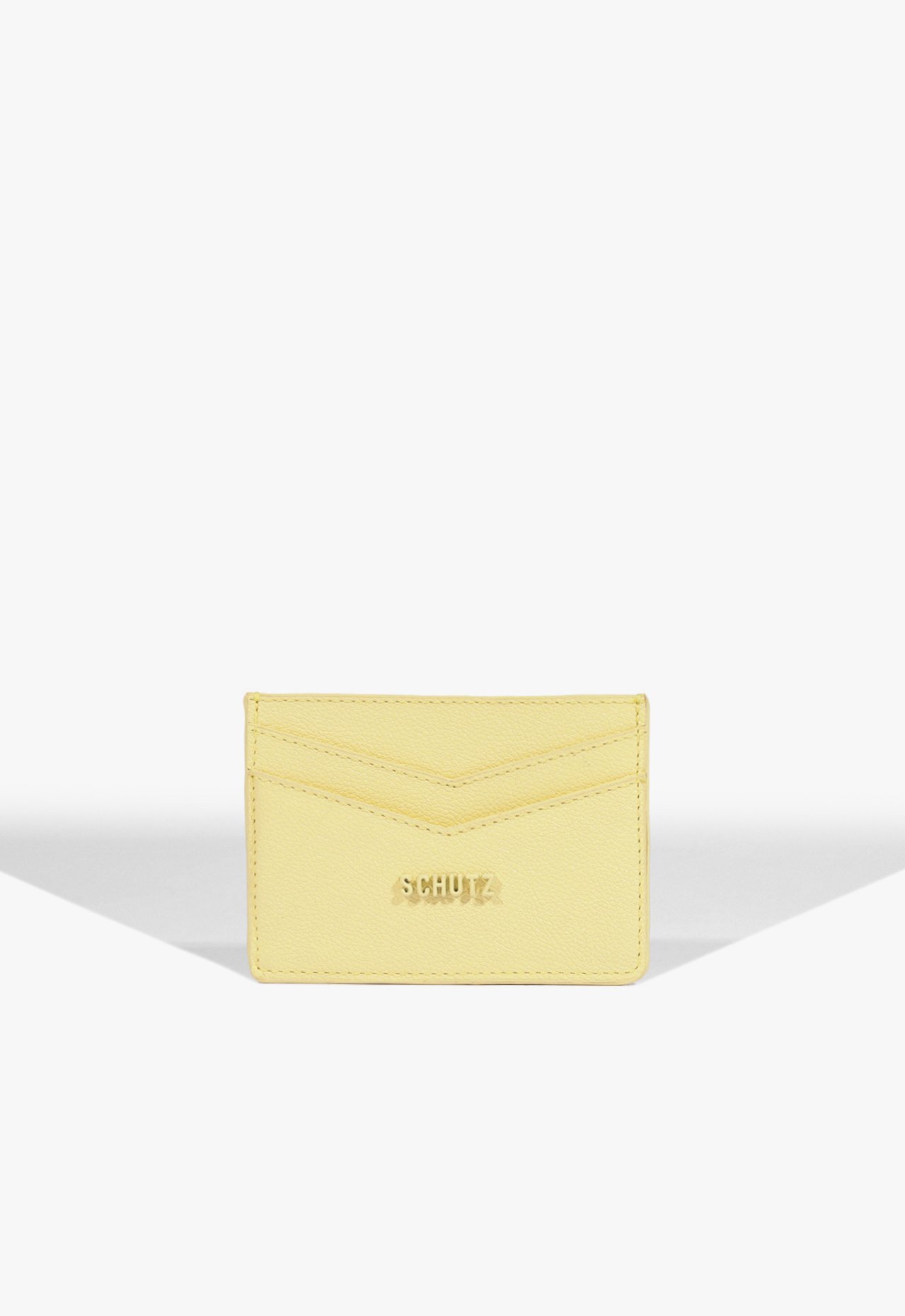 Porta Cartão Ronie Couro Amarelo | Schutz