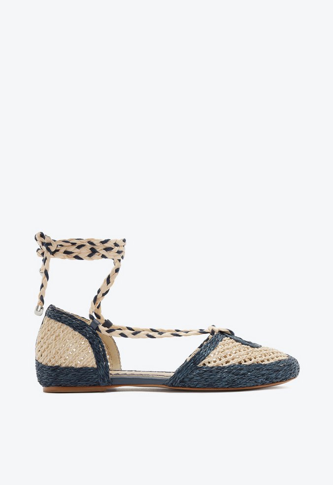 Mule Jessel Natural Azul