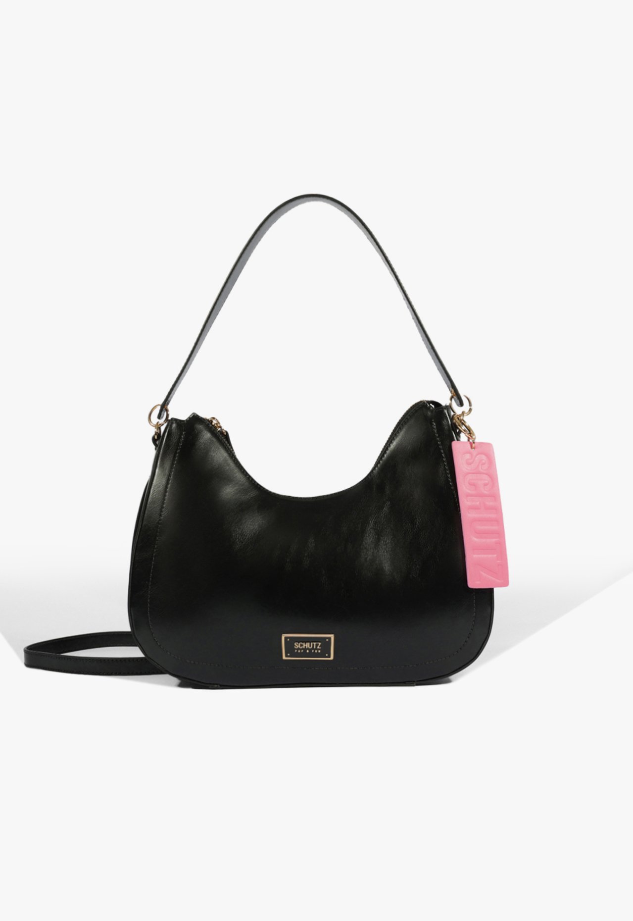 Bolsa Shoulder Média Preta | Schutz