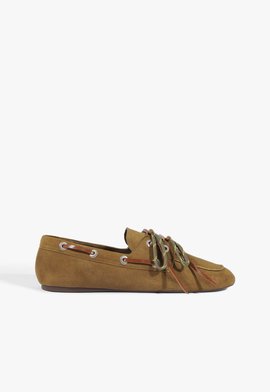 Mocassim Oliver Couro Verde