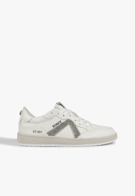 Tênis ST 001 Couro Strass Branco