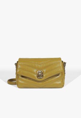 Bolsa Tiracolo Elara Couro Verde