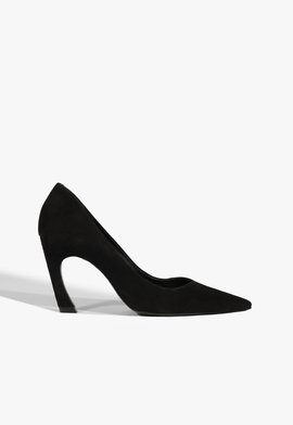 Scarpin Lexi Camurça Preto