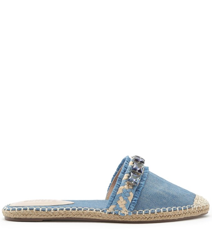 FLAT MULE ESPADRILLE JEANS FLAT MULE ESPADRILLE JEANS