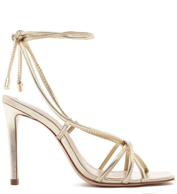 SANDÁLIA STRINGS LACE-UP PLATINA SANDÁLIA STRINGS LACE-UP PLATINA