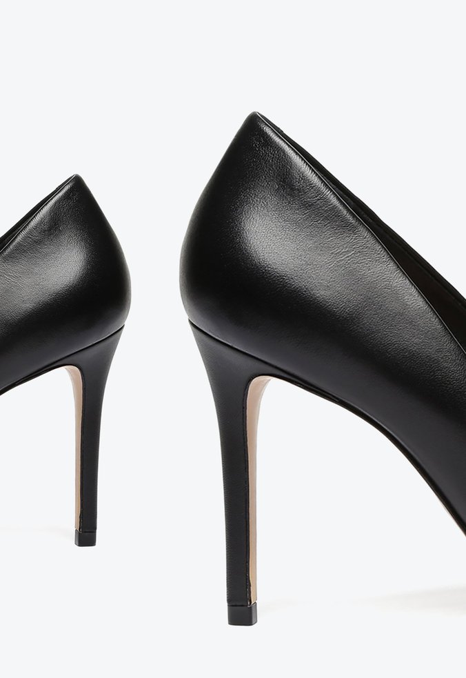 Sapato Scarpin Clássico Couro Preto Sapato Scarpin Clássico Couro Preto