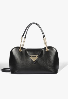 Bolsa Tote Siena Grande Couro Preta