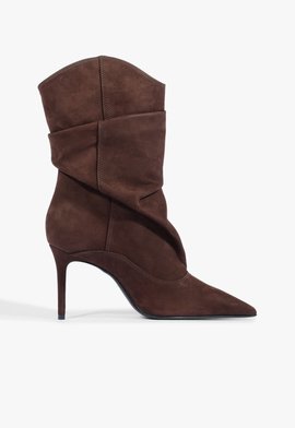 Bota Maryana Camurça Marrom