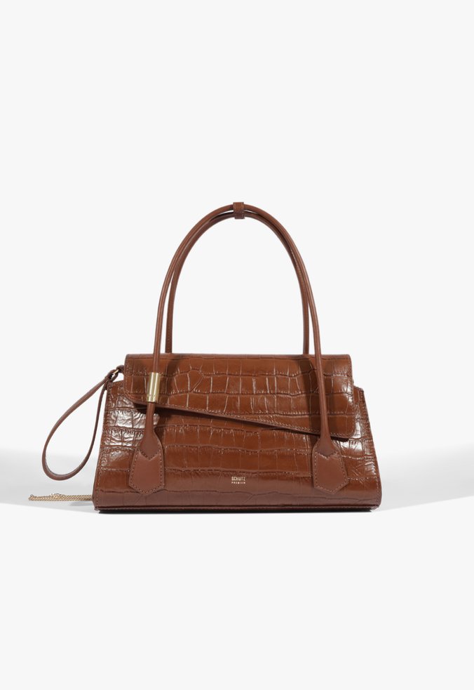 Bolsa Tote Bryan Média Couro Marrom