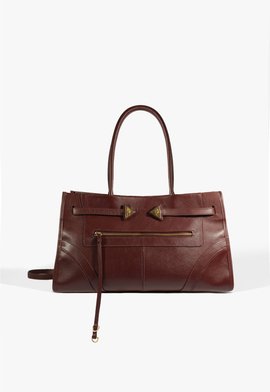 Bolsa Tote Média Brat Couro Vinho
