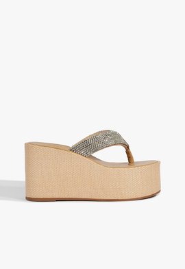 Chinelo Plataforma Nude