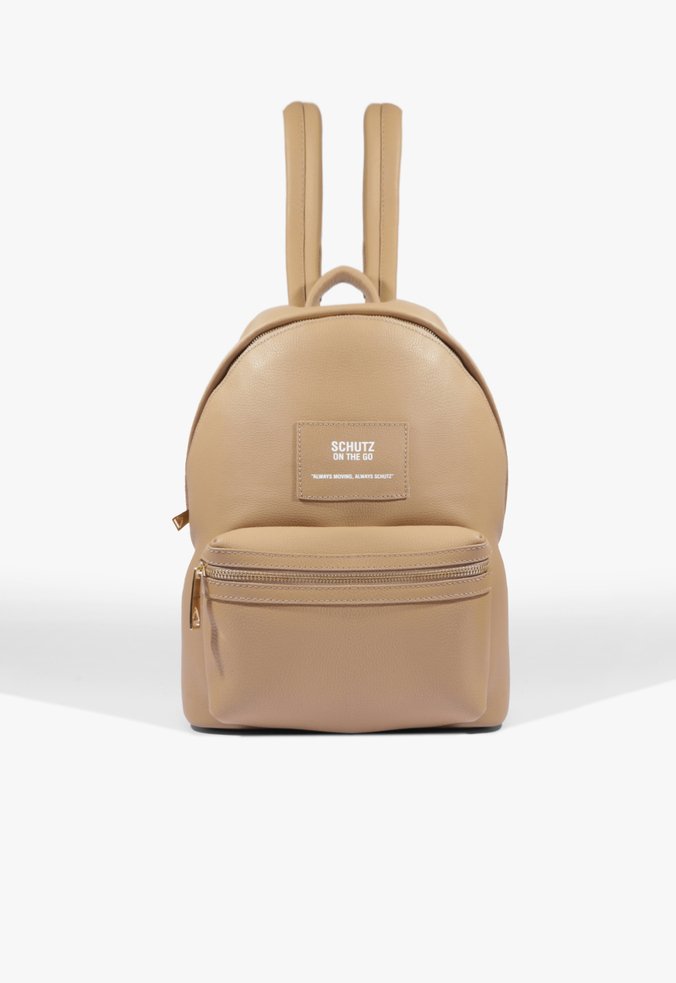 Mochila Schutz Travel Couro Nude
