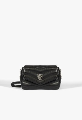 Bolsa Tiracolo Mini Icon Elara Couro Preta