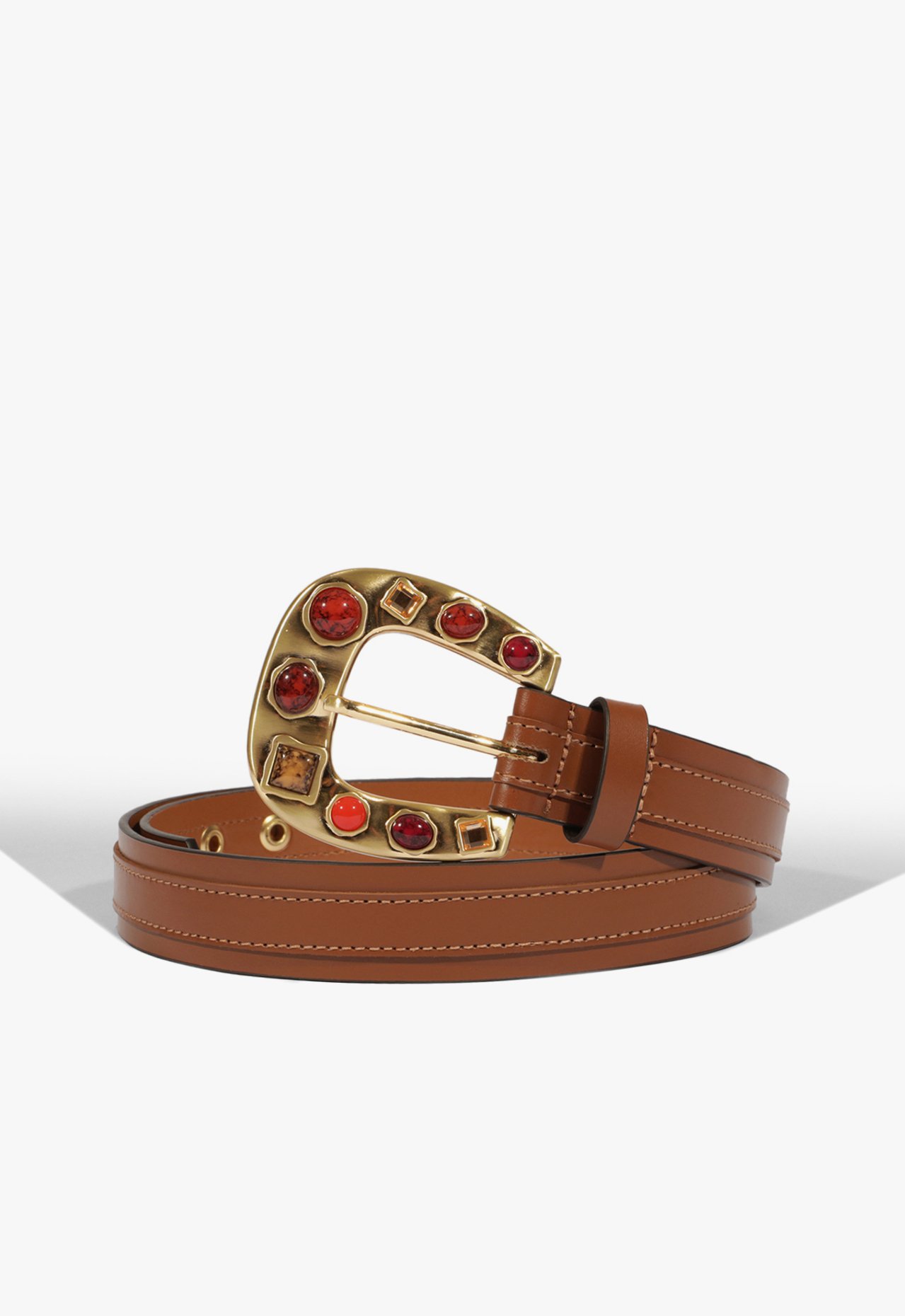 Cinto Sable Couro Marrom | Schutz