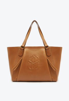 Bolsa Shopping Grande Couro Marrom