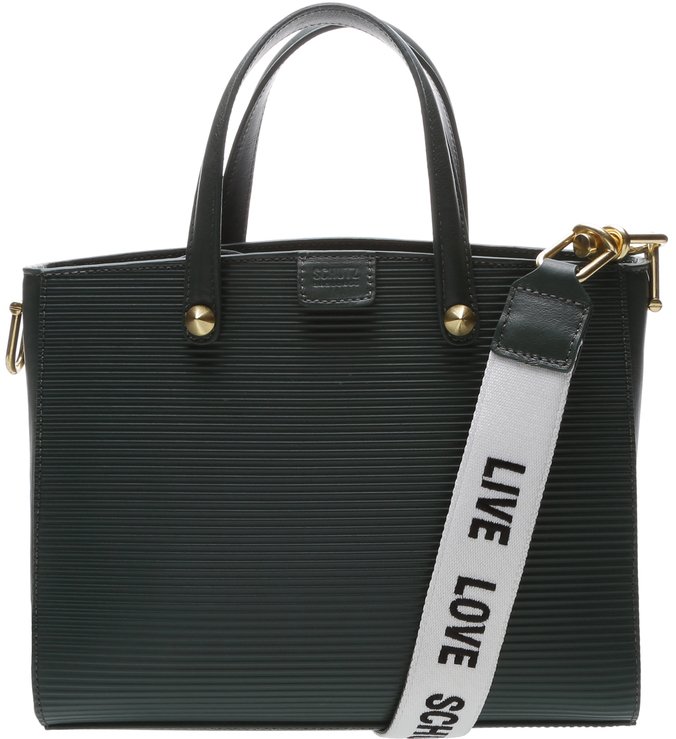 Tote Live Love Texture Green Tote Live Love Texture Green