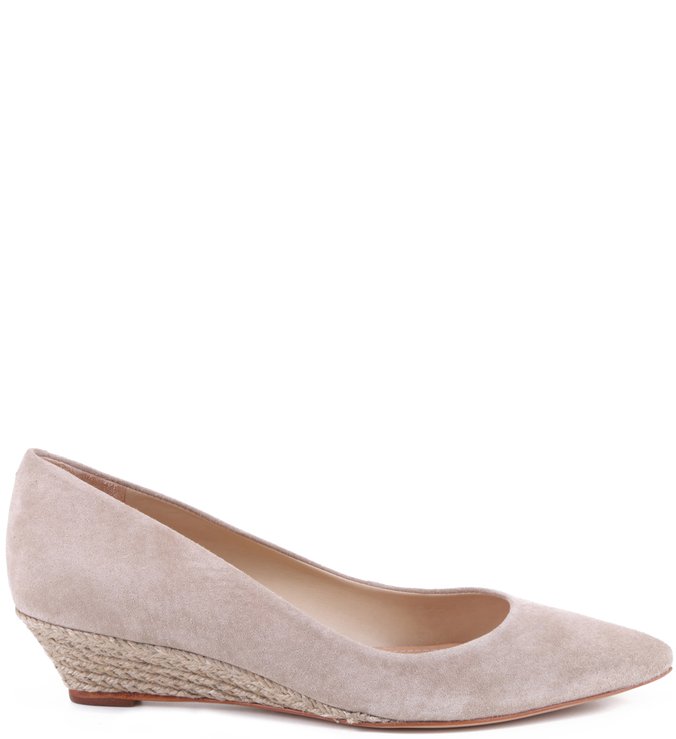Scarpin Anabela Delicada Oyster