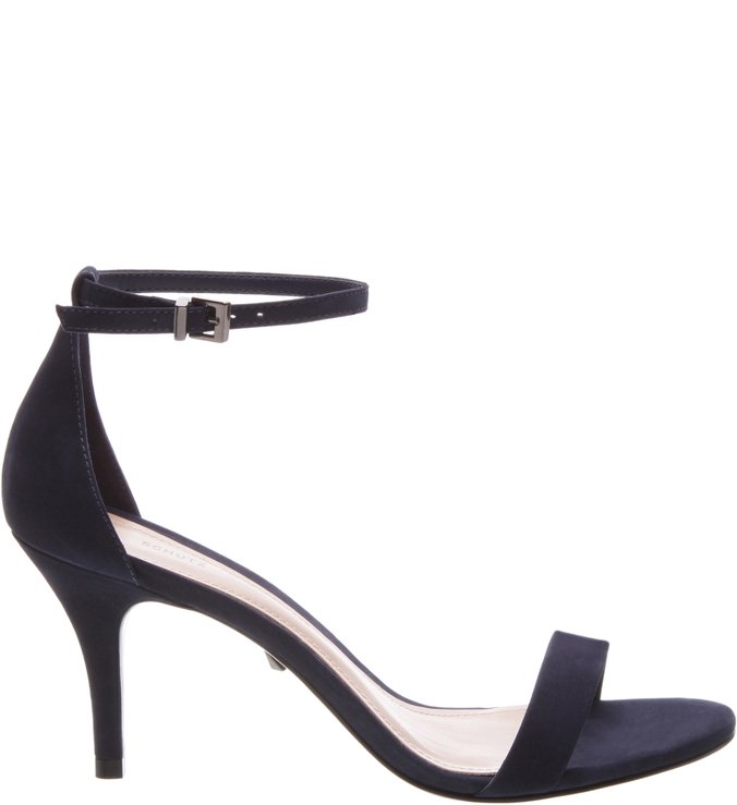 Sandália Gisele Mid Heel Blue Sandália Gisele Mid Heel Blue