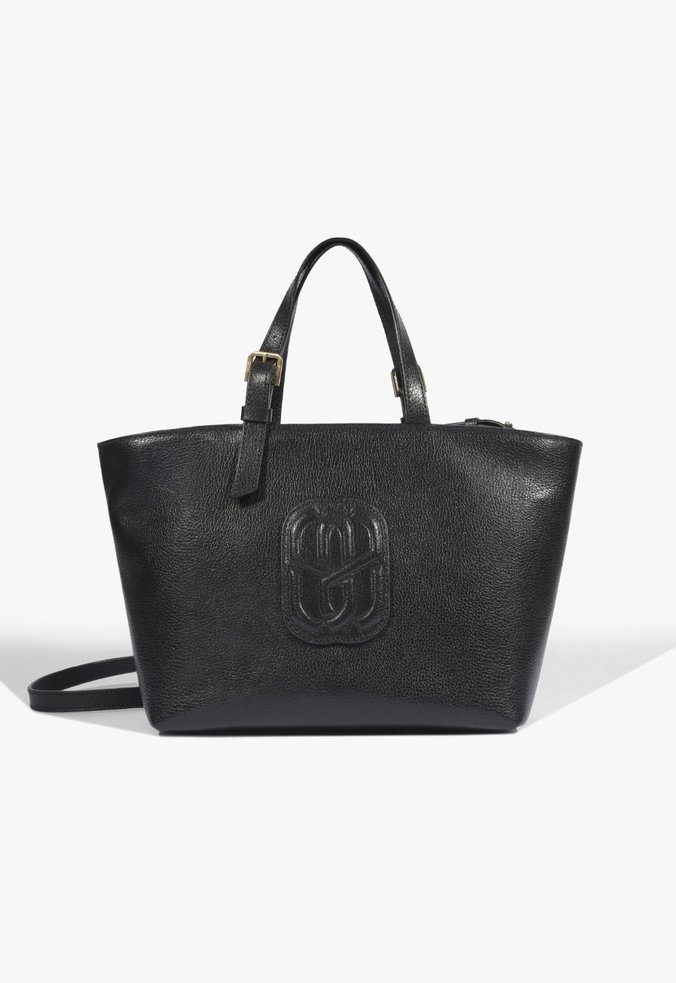 Bolsa Tote Betty Grande Couro Preta