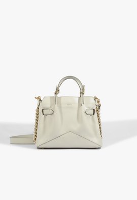 Bolsa Tote Pequena Couro Branco