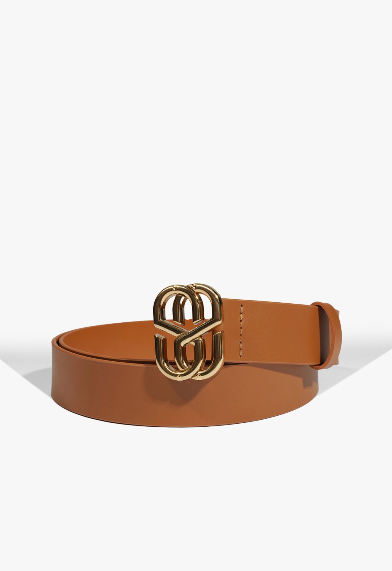 Vista 2 Cinto Emblem Couro Claro | Schutz Schutz BR Marrom Schutz BR Marrom