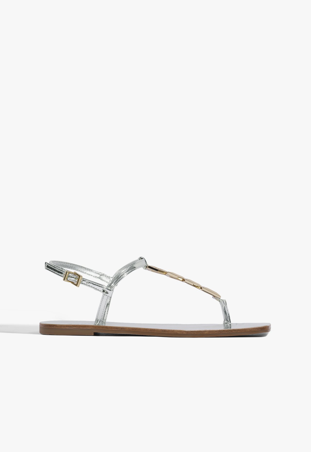 Sandália Rasteira Prata | Schutz