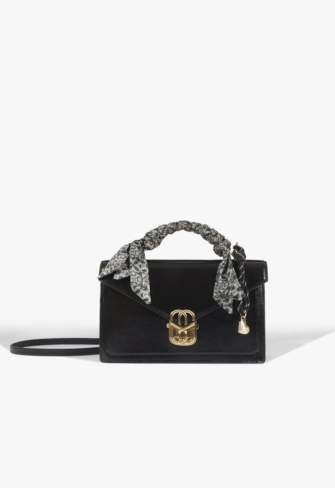 Bolsa Satchel Brera Aged Média Couro Preta