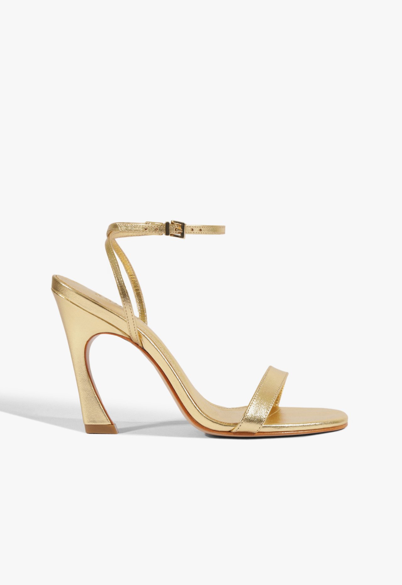 Sandália Lexi Couro Dourada | Schutz