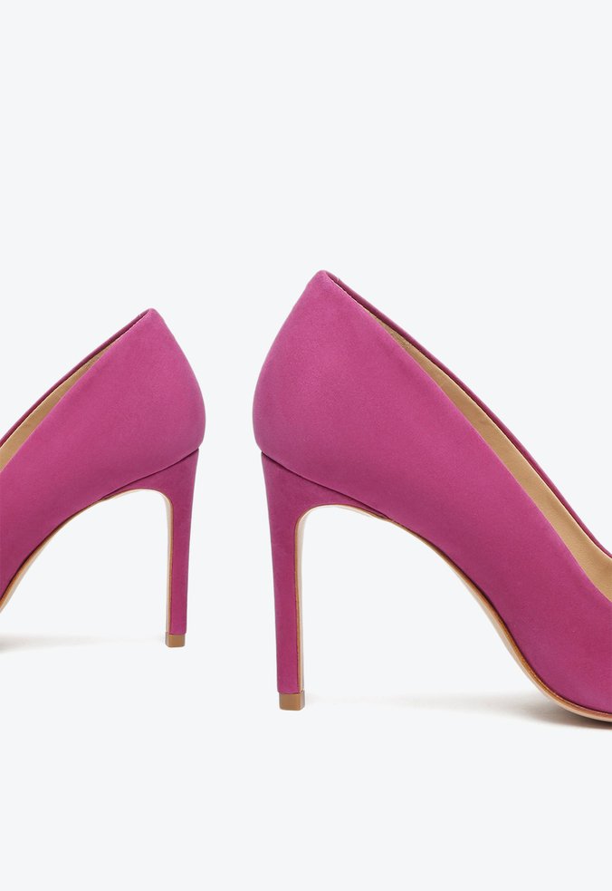 Sapato Scarpin Nobuck Rosa Sapato Scarpin Nobuck Rosa