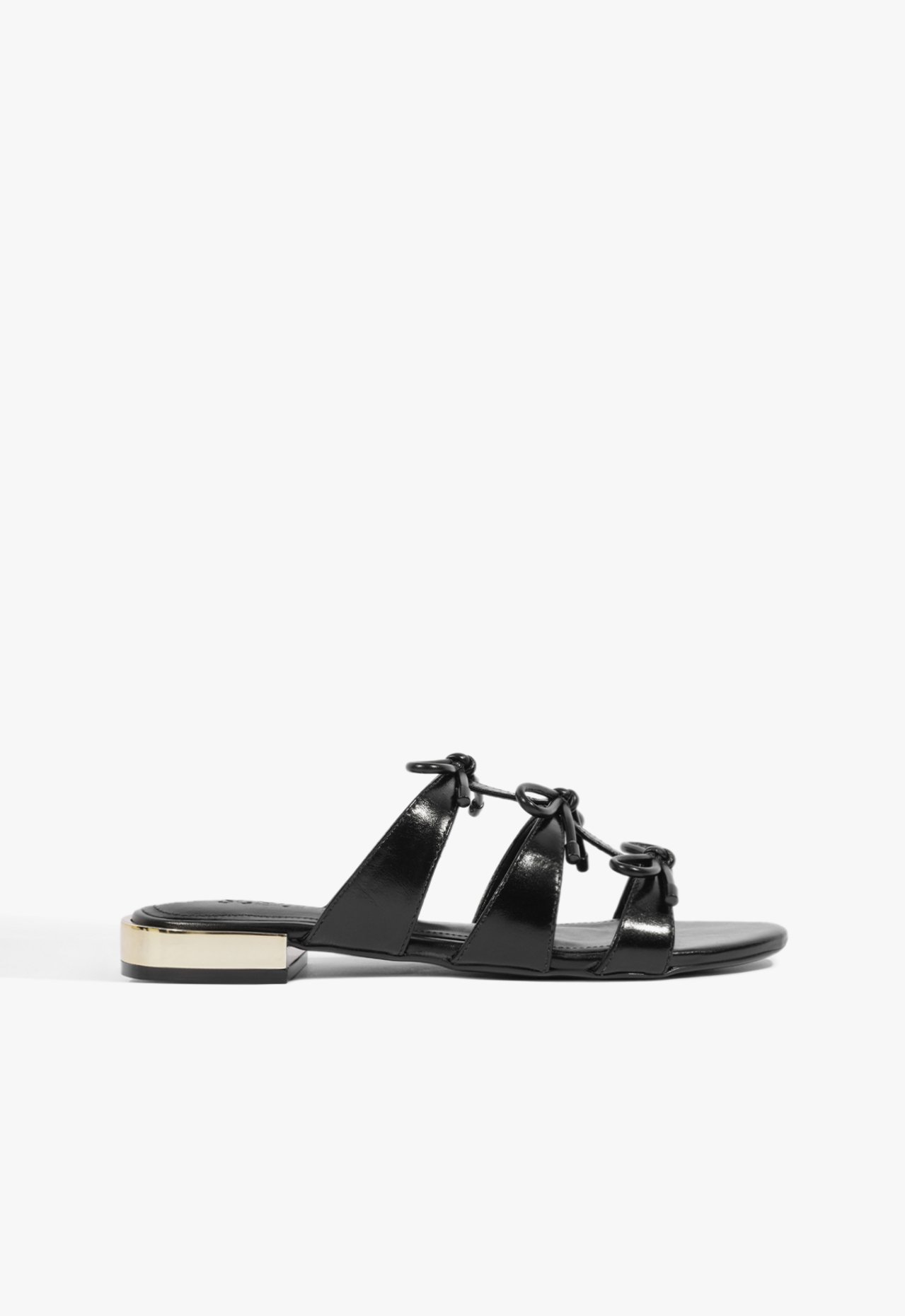 Sandália Rasteira Lady Preta | Schutz