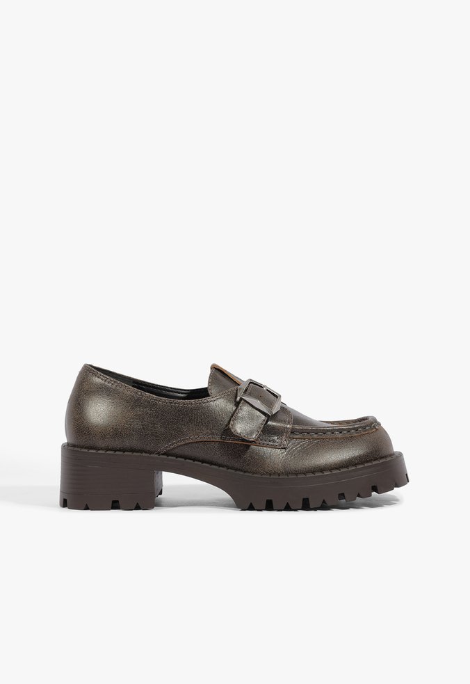 Mocassim Ramona Couro Marrom