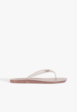 Chinelo Jelly Glitter Rosa