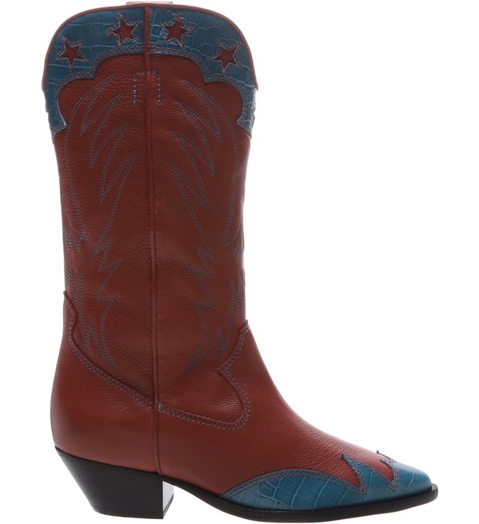 Bota Glam Western Brown & Color