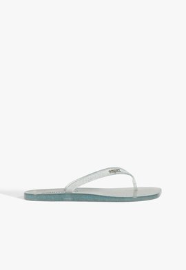 Chinelo Jelly Glitter Azul