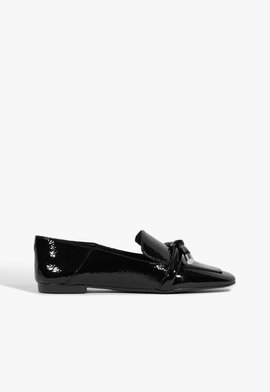 Mocassim Nó Verniz Preto