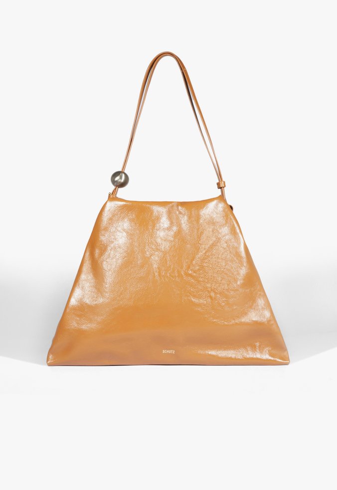 Maxi Bag Lessie Couro Marrom