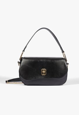 Bolsa Hobo Kayla Grande Couro Preta