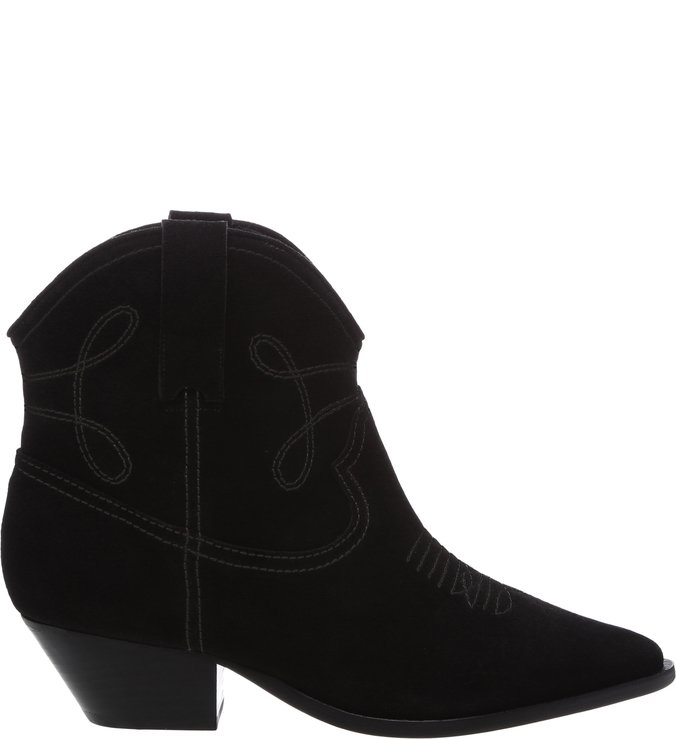 Bota New Western Nobuck Preta