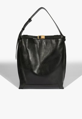 Bolsa Hobo Memphis Couro Preta