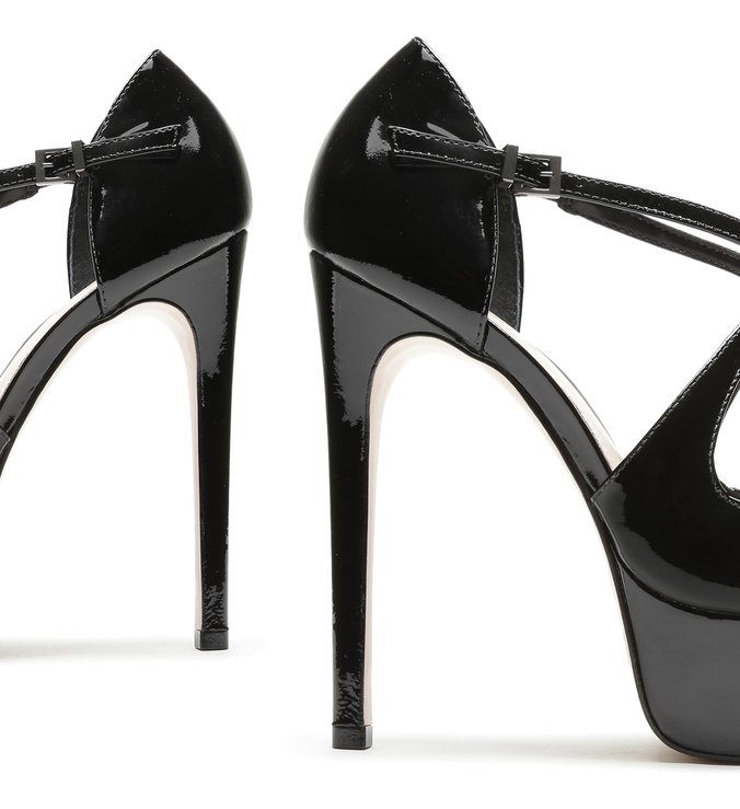 SANDÁLIA CURVES VERNIZ BLACK SANDÁLIA CURVES VERNIZ BLACK