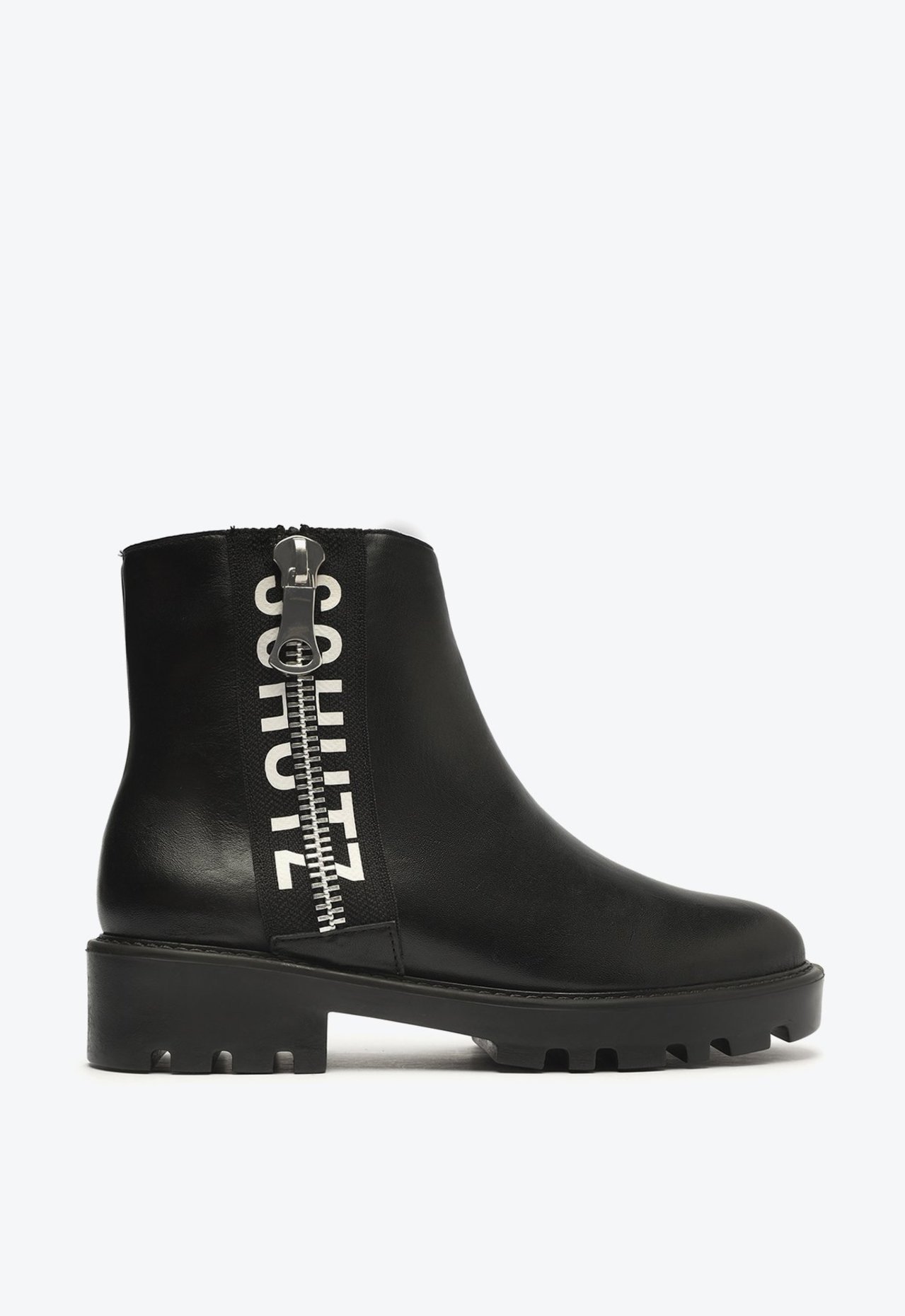 Bota schutz preta online cano curto