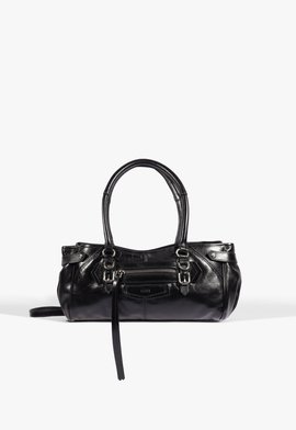 Bolsa Tote Skylar Média Couro Preta