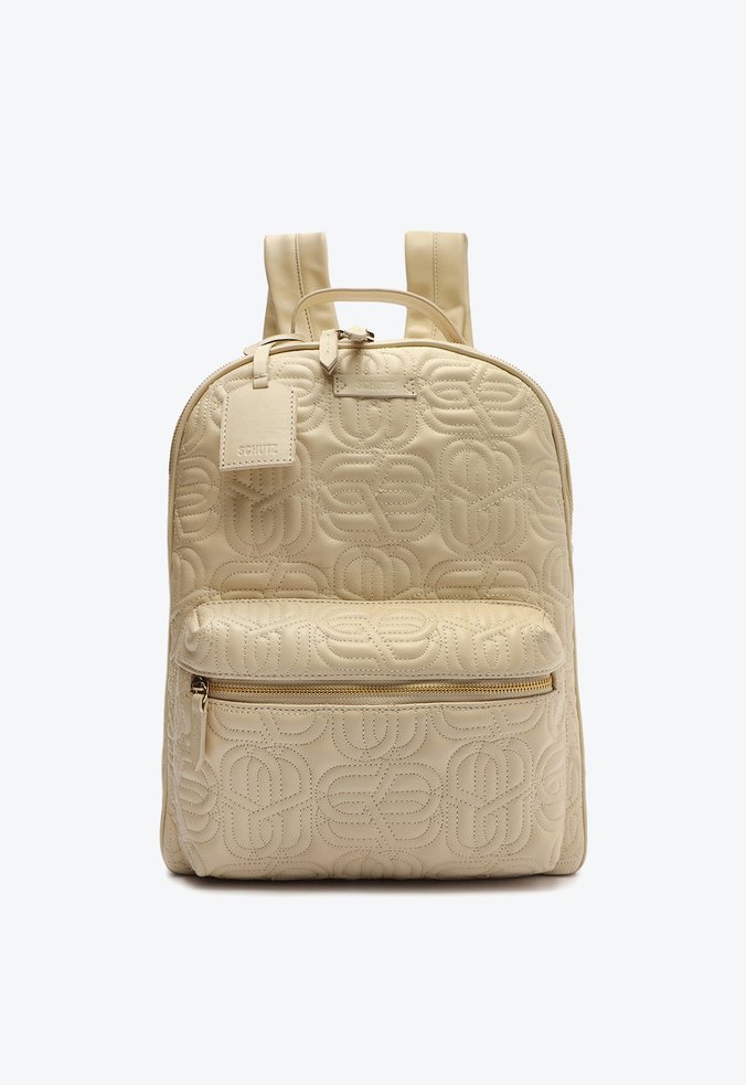 Mochila Jay Couro Branca Creme Mochila Jay Couro Branca Creme