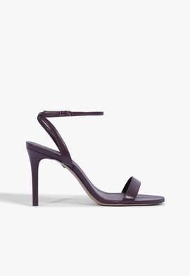 Sandália Pryia Couro Roxo