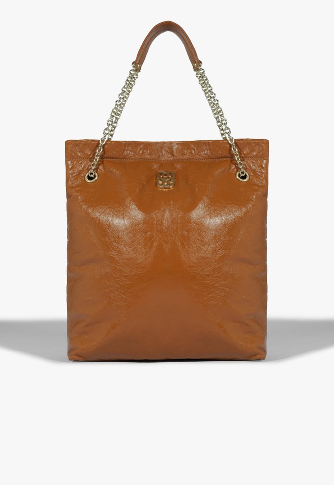 Bolsa Shoulder Hoover Couro Marrom