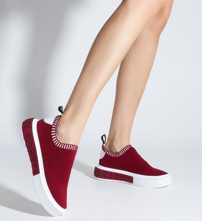 T nis It Schutz Knit Vermelho Escuro Schutz