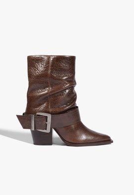 Bota Parker Couro Marrom