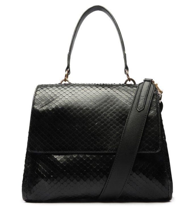 Bolsa Tote Mandy Snake Preta