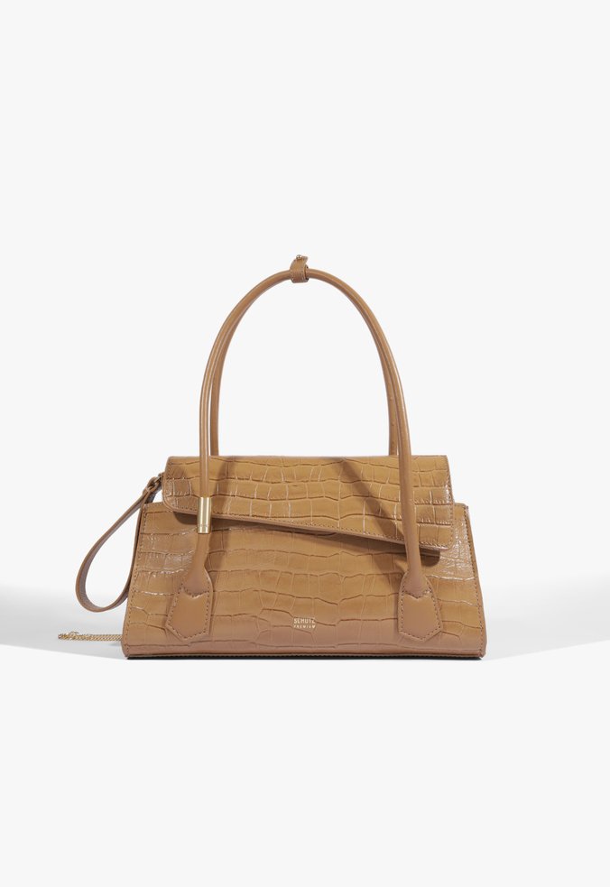 Bolsa Tote Bryan Média Couro Nude